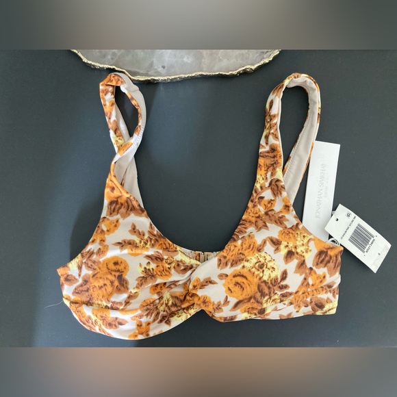 Jonathan Simkhai Women Bailee Twist Front Bikini Swim Top Si… - Picture 5 of 5